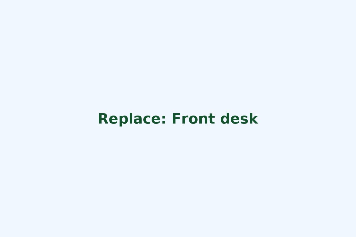 Front desk